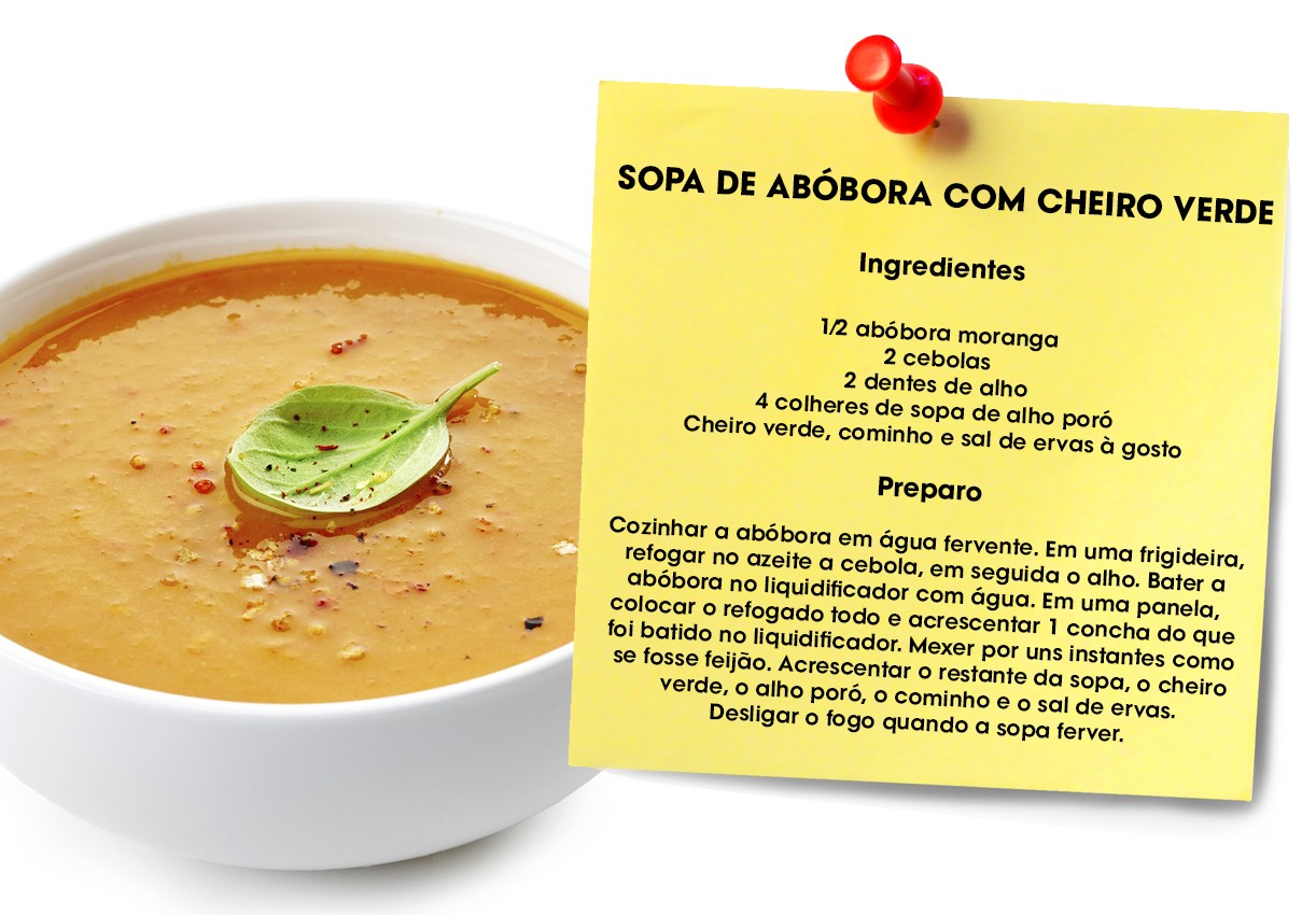 Sopa de abóbora com cheiro verde (Foto: Thinkstock)